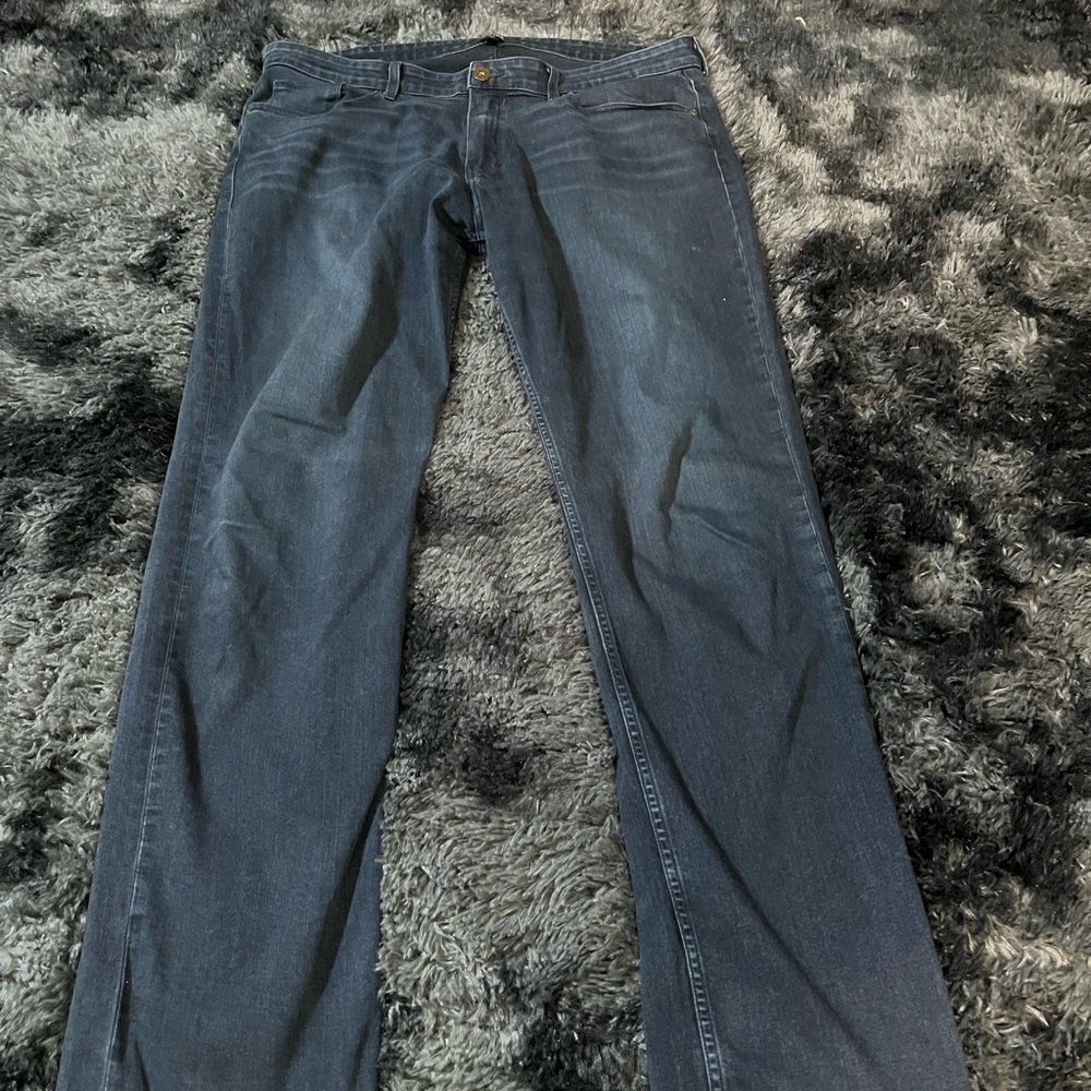 PAIGE Normandie Dark Wash Boot Cut‎ Denim Jeans Mens 38